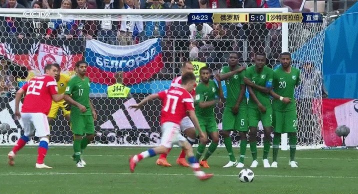 世界杯首场比赛俄罗斯5:0完胜沙特阿拉伯,戈洛文2助攻1进球,如何评价他在本场比赛中的表现?