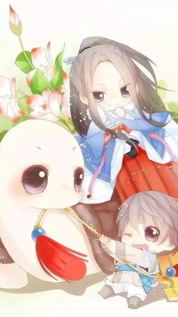 有没有一些好看的背景图或可爱的卡通少女图片？