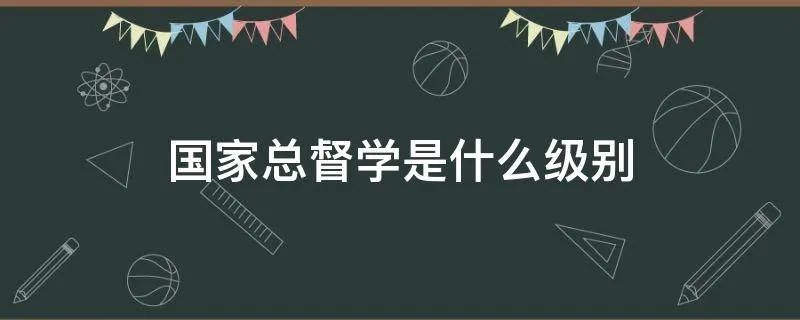 国家总督学是什么级别