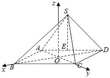 14．  如图，已知在四棱锥S-ABCD中，底面ABCD是边长为2的棱形，∠ABC=60°，侧面SAD为正三角形，侧面SAD⊥底面ABCD，E为线段AD的中点．  （Ⅰ）求证：SE⊥底面ABCD；  （Ⅱ）求证：二面角A-SB-C为直二面角；  （Ⅲ）在侧棱SB上是否存在一点M，使得BD⊥平面MAC？如果存在，求$\frac{BM}{BS}$的值；如果不存在，说明理由．
